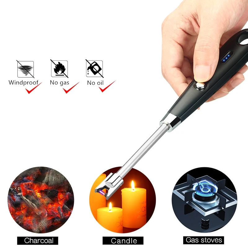 Новая кухонная газовая плита дуга Lingter с крючком ветрозащитная плазменная