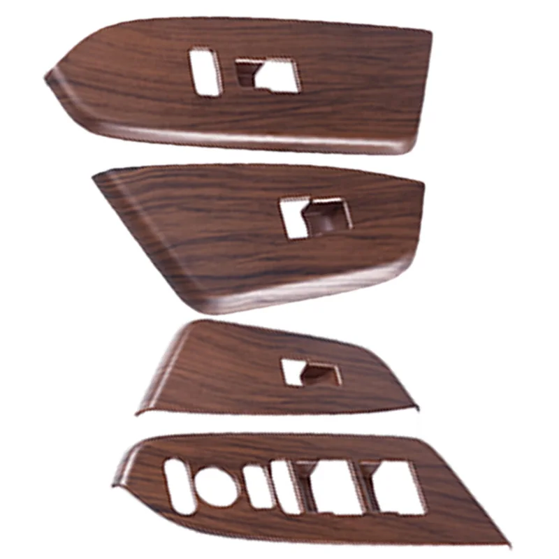 4 шт. автомобиля зерна Внутренний переключатель окна панель Крышка отделка