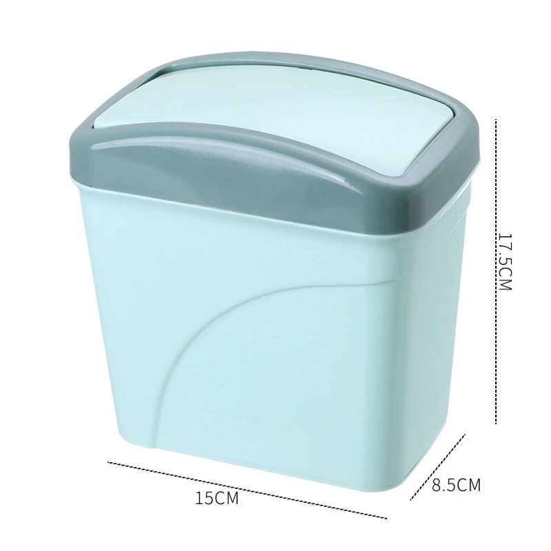 

Mini Desktop Multifunctional Trash Can Car Recycle Bin Garbage Bin Living Room Office Kawaii Dustbin For Bedroom Clamshelldesign