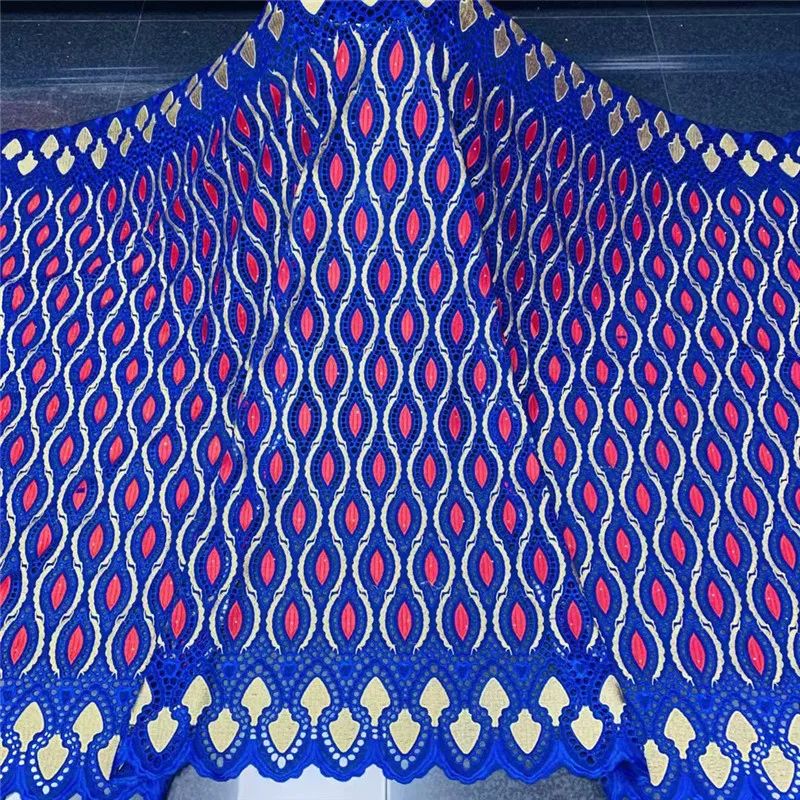 

5 Y Swiss lace fabric heavy beaded embroidery African lace fabrics 100% cotton fabric Swiss voile lace in Switzerland KL073008