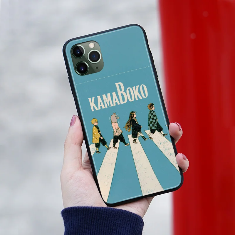 Чехол для телефона Tanjiro Nezuko Zenitsu Inosuke Kimetsu no Yaiba аниме, чехол для iPhone SE 6s 7 8 Plus X XR XS 11 Pro Max