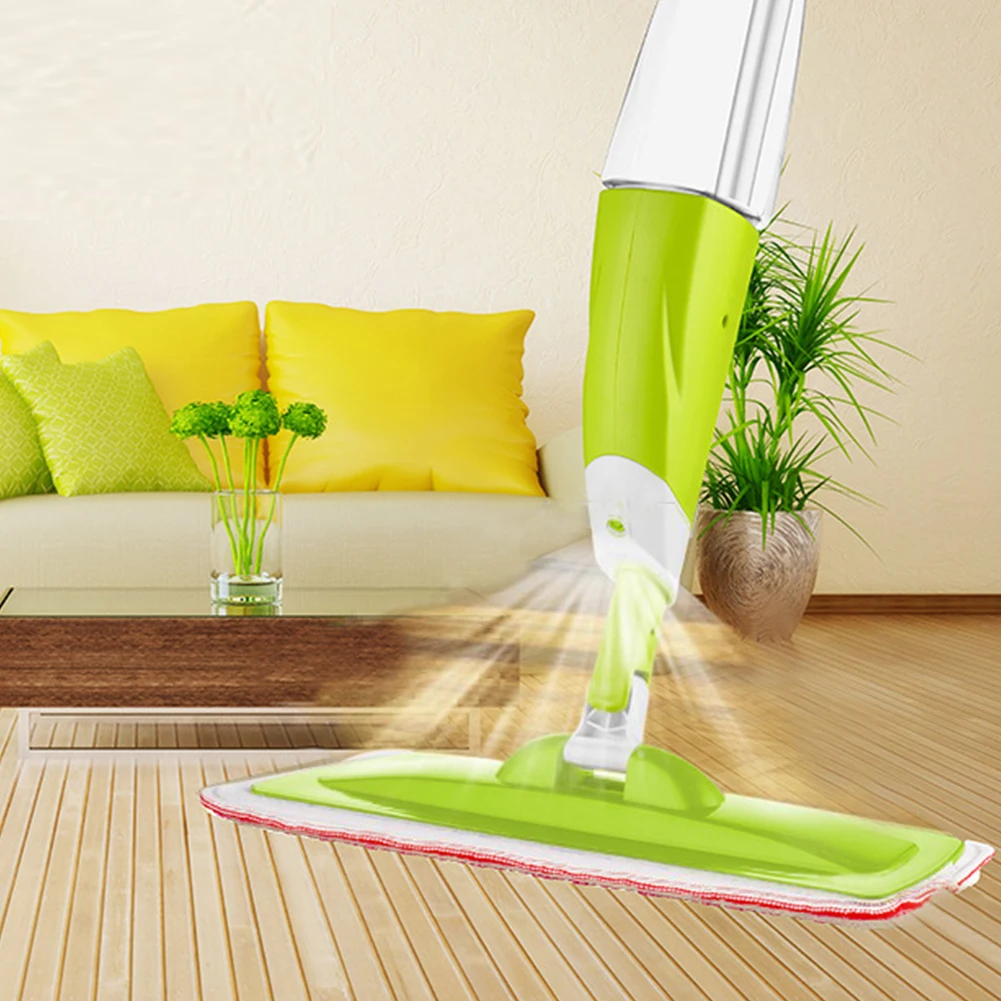 Распылительная Швабра для пола с 3 насадками уборки Комбинированная деревянная