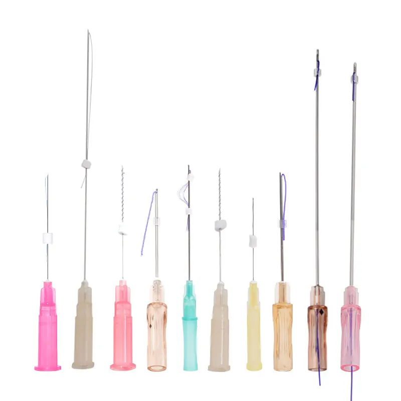 Корейская Стерильная v образная рассасывающаяся косичка для лица с