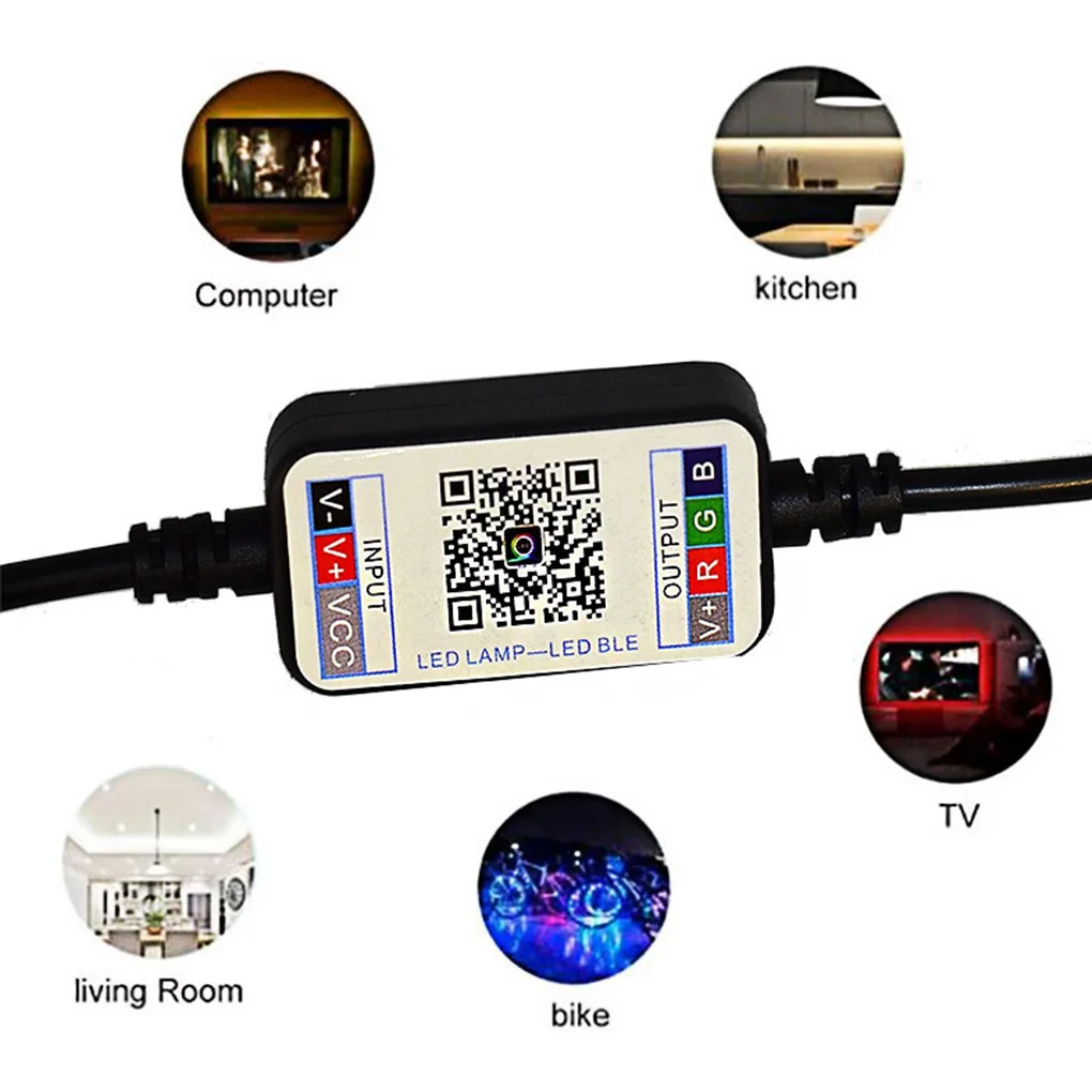 Водонепроницаемая светодиодная RGB лента для украшения спальни телевизора