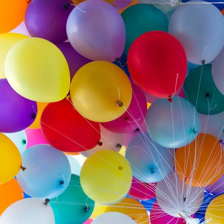 

Wholesale 100 pcs / lot Latex Round Balloons Thicken 12 inch 2.8 g wedding birthday party supplies kids toys