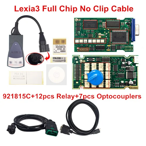 Lexia3 Full Chip Lexia3 Psacom Psa-com Bluetooth автоматический диагностический сканер для peugeot, для Citroen Psa Com Замена Lexia-3 полный чип Pp2000 Diagbox - Цвет: Lexia3 Full Chip
