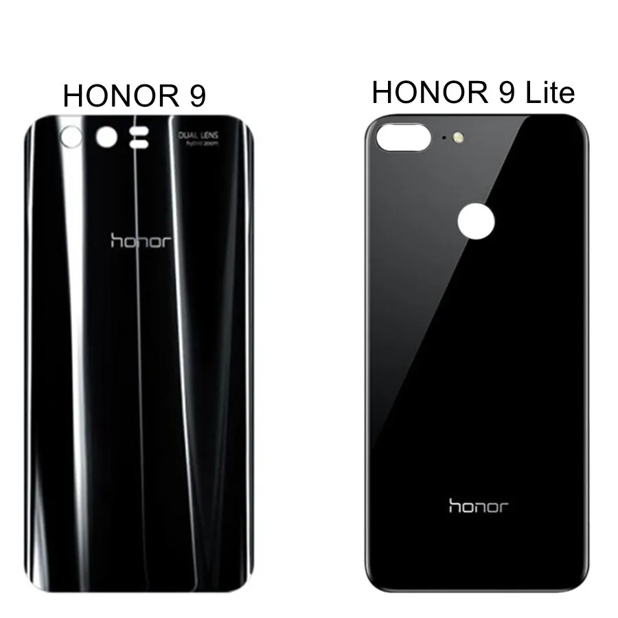 Заднее стекло для Huawei Honor 9 Lite задняя крышка батарейного отсека корпус стеклянная
