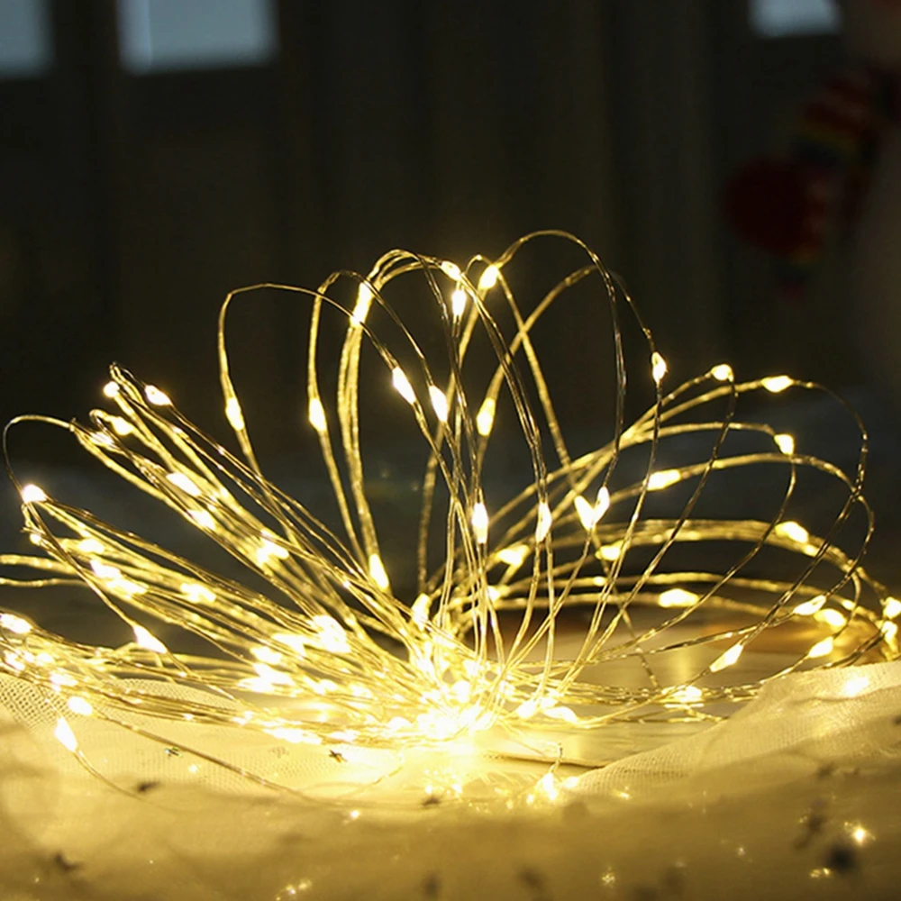 Светодиодная гирлянда из медного провода 5 В USB|Светодиодная лента| |