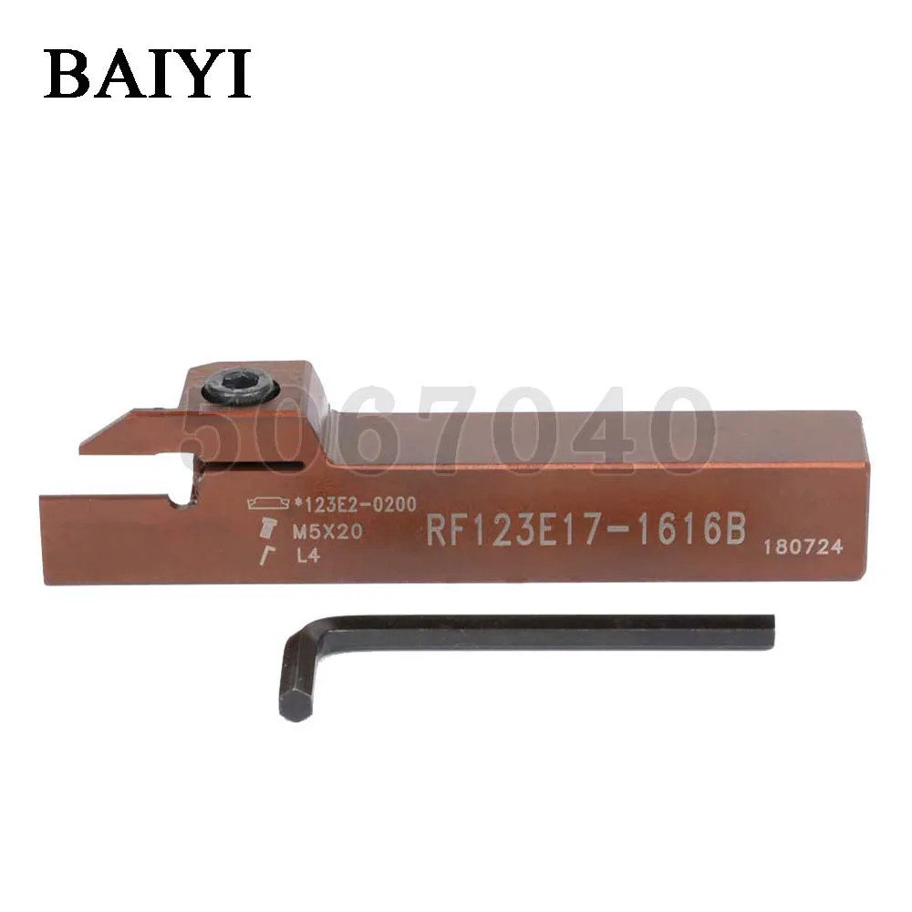 

RF123E17-1616B Slotted Cutting Tool grooving Holder CNC Lathe Tool Holder for N123E2-0200-0002-TF 4225/1125 2mm carbide blade