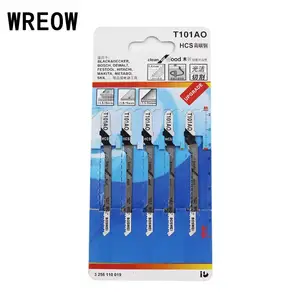 5 шт.компл. HCS набор лезвий для лобзика с Т-хвостовиком T101AO, лезвия для лобзика, быстрая разрезанная фотополивинилхлоридная доска для дерева, пластика