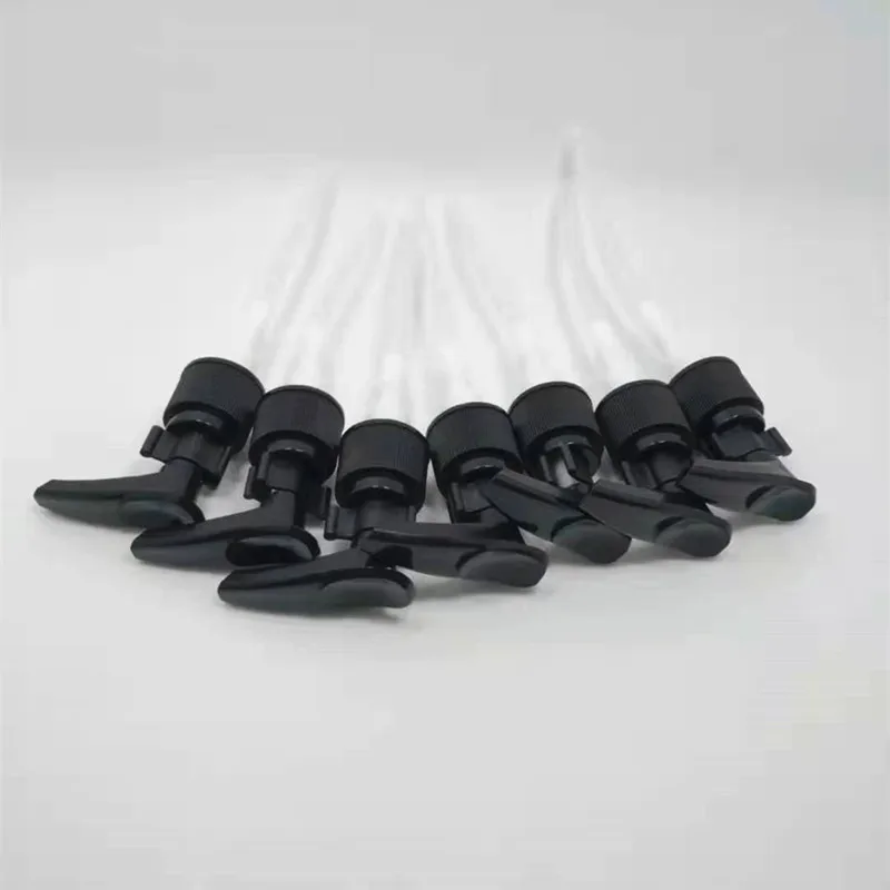 100ps black pump Быстрая 100 шт./лот 100 мл пустая прозрачная Янтарная пластиковая косметическая бутылка для лосьона с черным насосом для лосьона многоразовая бутылка для шампуня - Цвет: 100ps black pump