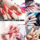 24 шт.кор. миндальный накладной ноготь, тонкий ноготь, полное покрытие, носимый съемный инструмент для маникюра