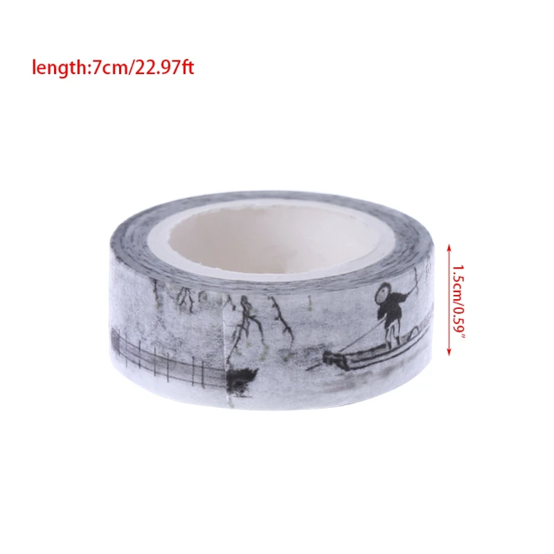

DIY Vintage Retro Chinese Style Masking Adhesive Washi Tape Decorative Student 203B