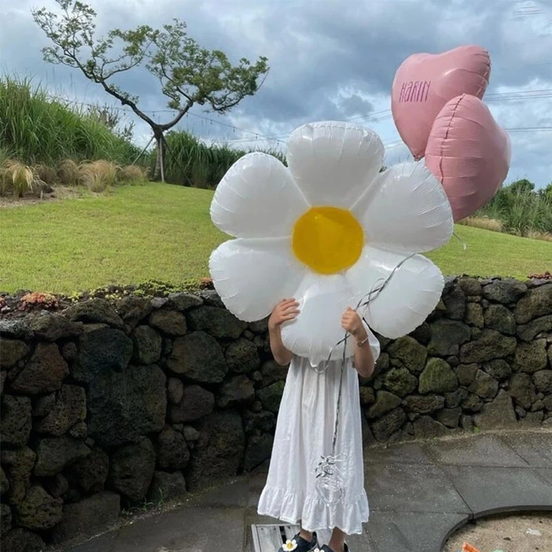 Белый цветок маргаритки фотографическое украшение для вечерние на День святого