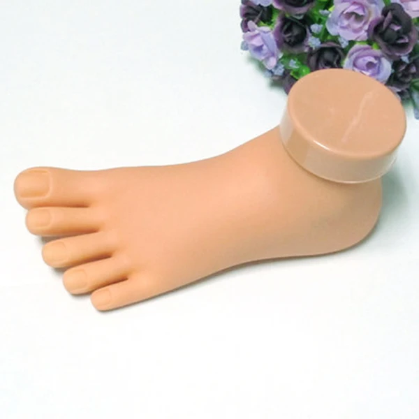 

New Nail Art Practice Fake Foot Toe Model Display Training Learning DIY Pedicure Tool SCI88