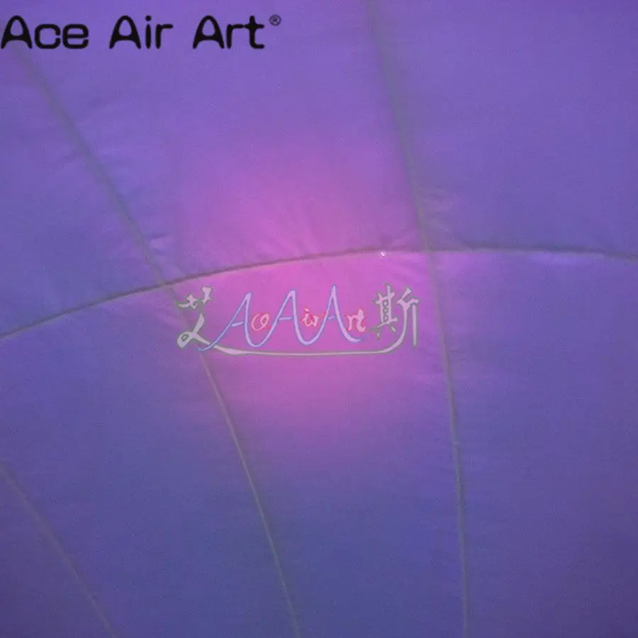 Гигантская надувная купольная палатка в форме божьей коровки Планетарная