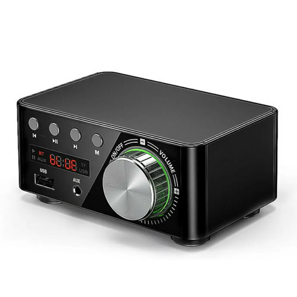 

TPA3116 Bluetooth 5.0 HiFi Sound Amplifier 50Wx2 Stereo Class D AMP Amplificador Home Theater USB Card Player