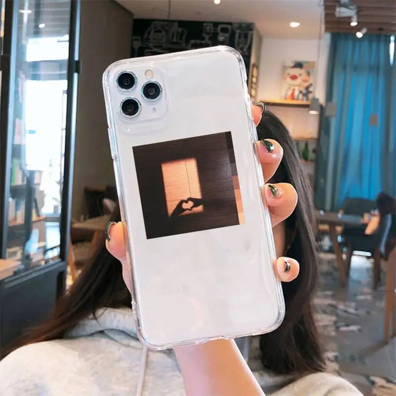 

Fashion art clouds airplane Phone Case Transparent for iPhone 6 7 8 11 12 s mini pro X XS XR MAX Plus cover funda shell