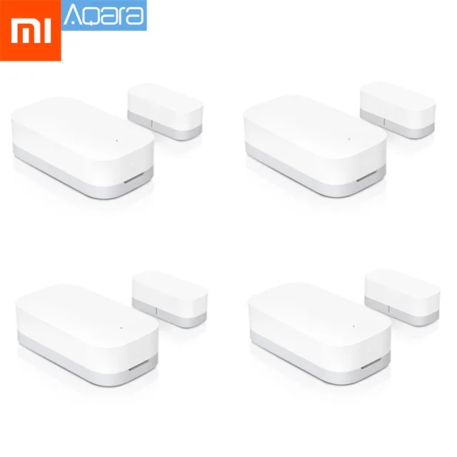 4 pcs Xiao mi AQara умный оконный дверной датчик ZigBee беспроводное соединение многофункциональная работа с Xiao mi умный дом mi jia/mi домашнее приложение - Цвет: 4 pcs