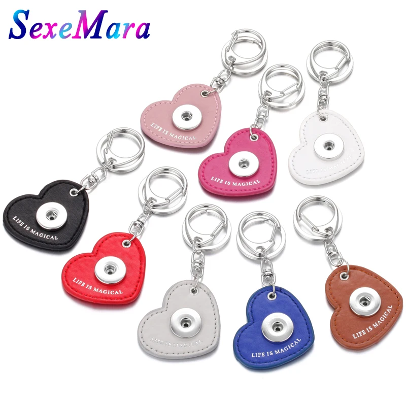 Новинка брелок для ключей в виде сердца диаметром 18 мм милые украшения мужчин и