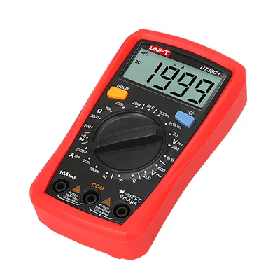 

UNI-T UT136B+/UT136C+ Multimeter Digital multimeter tester AC DC Voltmeter Ammeter Ohm capacitance HFE Diode/transistor tester