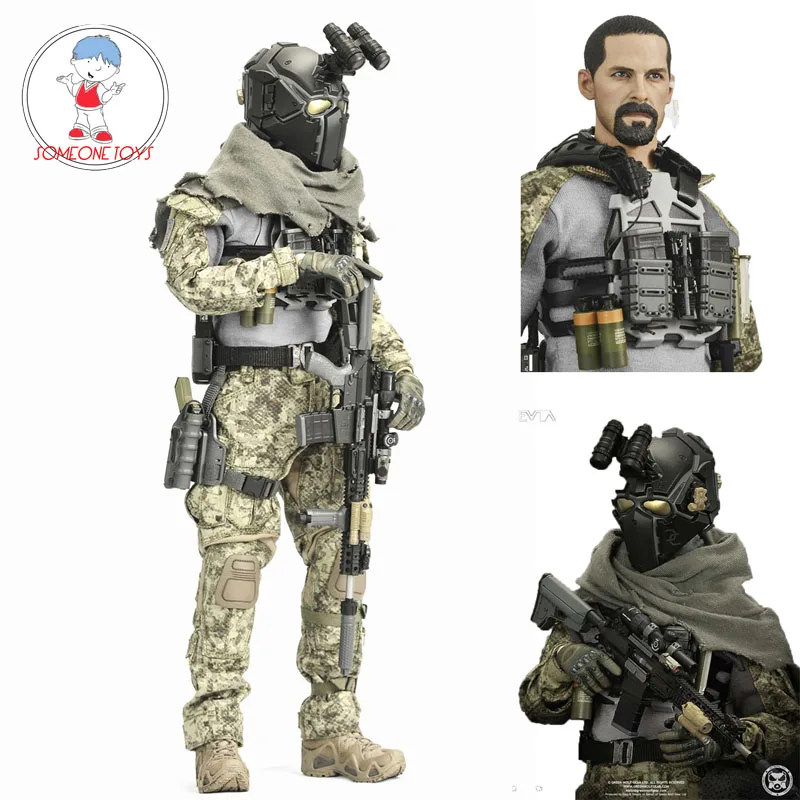 Легкая и простая экшн фигурка GreenWolf ES 1:6 GWG007 DEVTAC RONIN Soldier коллекционные