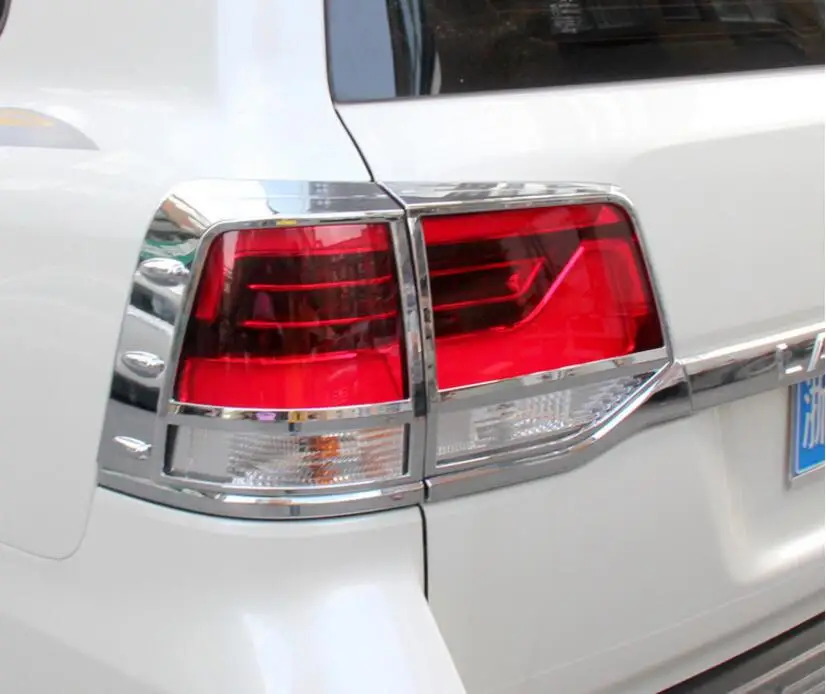 Накладка на переднюю фару автомобиля из АБС пластика и заднюю для Toyota Land Cruiser LC200