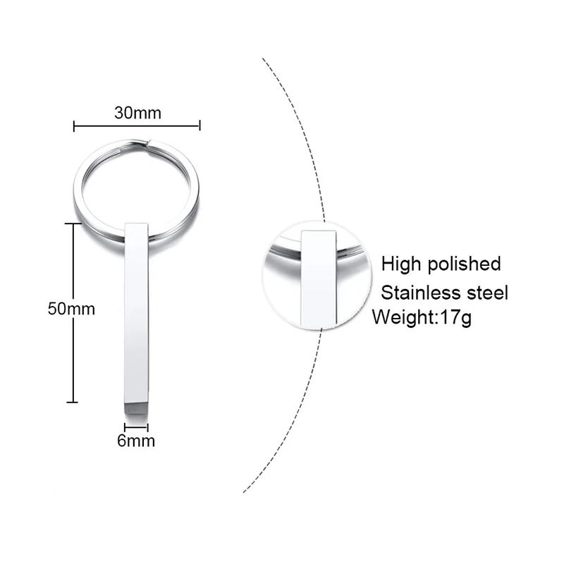 Брелки для ключей Vnox с индивидуальной гравировкой мужчин и женщин сделай сам