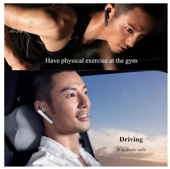 100% оригинальные Bluetooth-наушники Xiaomi гарнитура Молодежные наушники Bluetooth 4 1 Mi LYEJ02LM