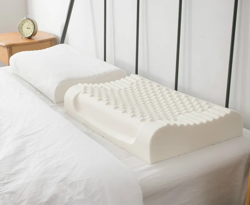 60x40 Таиланд чистый натуральный латекс подушка для коррекции шеи Защита позвонков