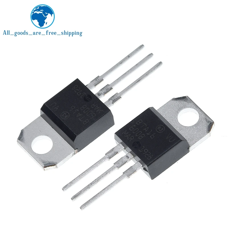 100 шт. BTA16 600B 600 Triac 600V 16A|triac 16a|triac bta16c c |