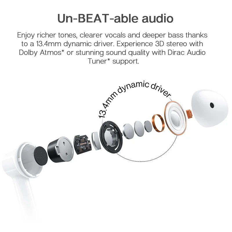 Новые наушники OnePlus Buds TWS Официальный магазин беспроводные 3Mic экологическое