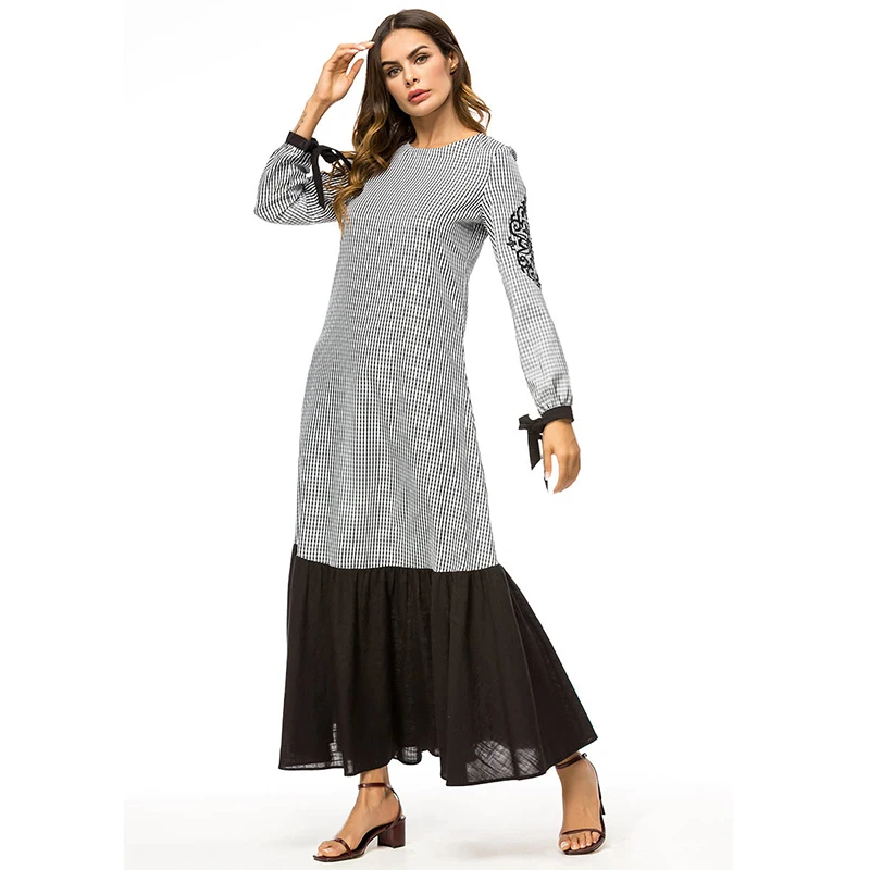 Модное женское мусульманское платье на Ближнем Востоке Дубай Турция