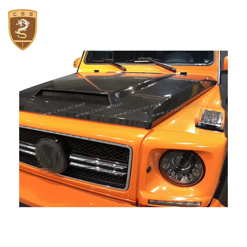 Крышка капота двигателя автомобиля из настоящего углеродного волокна для mercedes