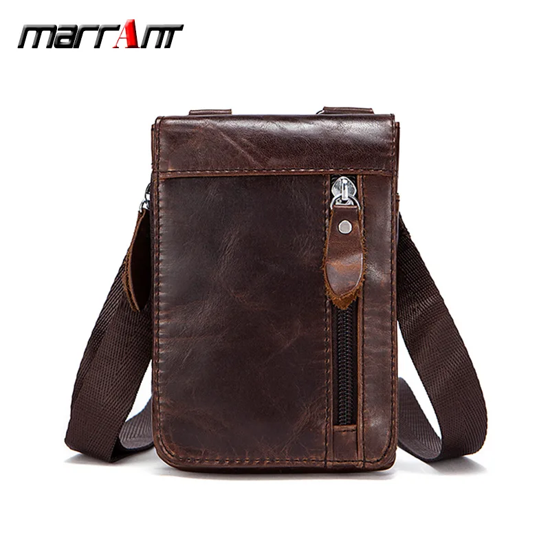 

Guangzhou Genuine Leather Men's Small Bag Full-Grain Leather Retro Men's Running Bag Shoulder Men's Messenger Bag