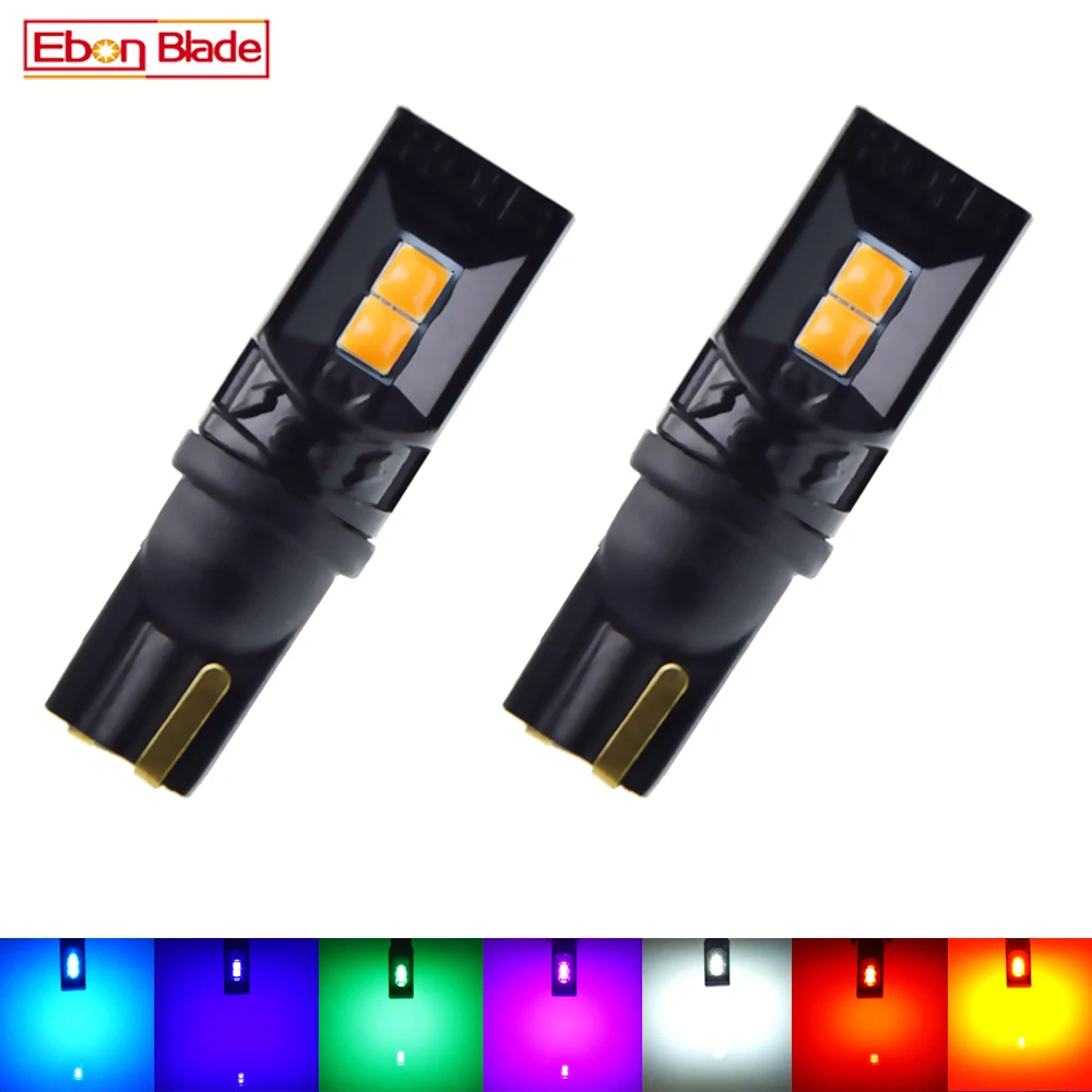 Керамические светодиодные лампы W5W T10 4SMD парковочные огни для чтения