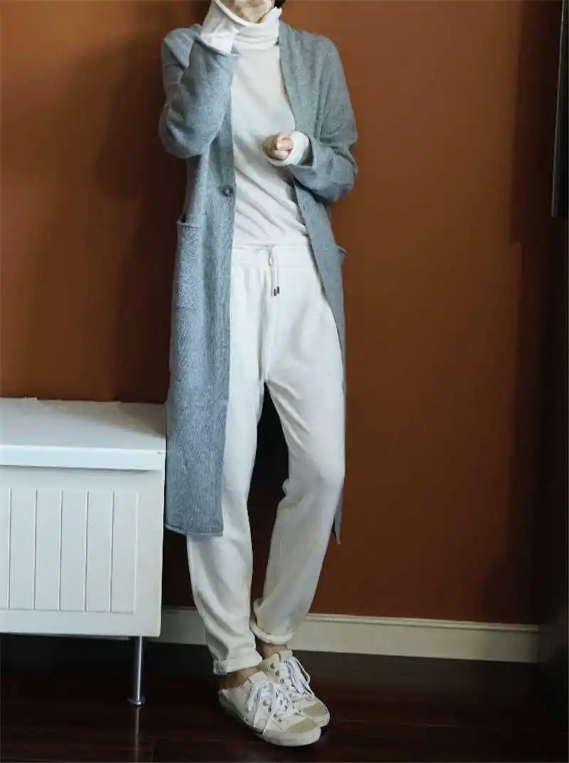 Рисунок 2 - Женский длинный кашемировый кардиган