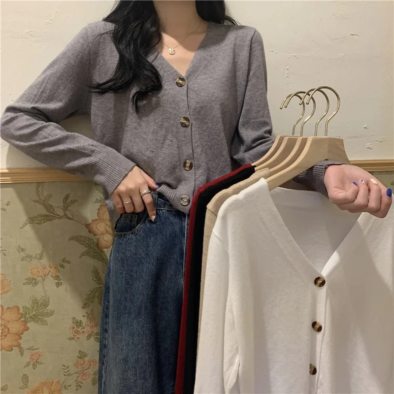 Женский вязаный кардиган с длинным рукавом тонкая Солнцезащитная куртка во