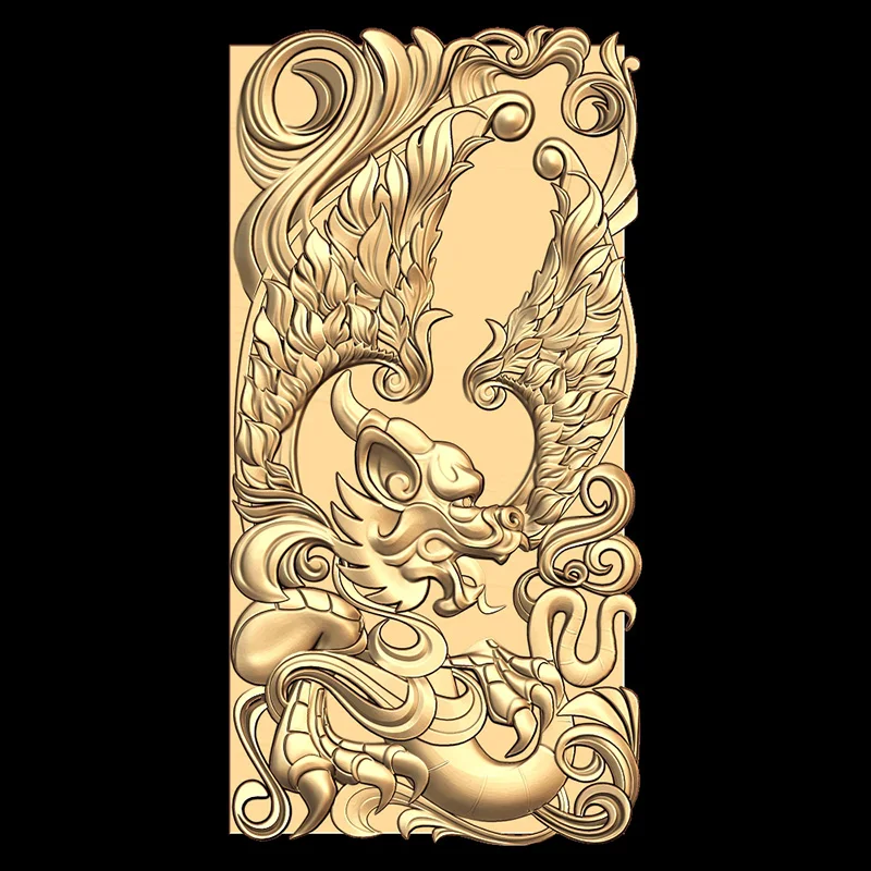 Рельефная модель Dragon 3d STL для маршрутизатора с ЧПУ 3D принтер Artcam Aspire Bas Relief|Фрезы