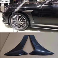 w222 s63 s65 s500 carbon fiber frp side air inlet air vents for benz w222 s600 s320 s63 amg bumper car body kit 14 18