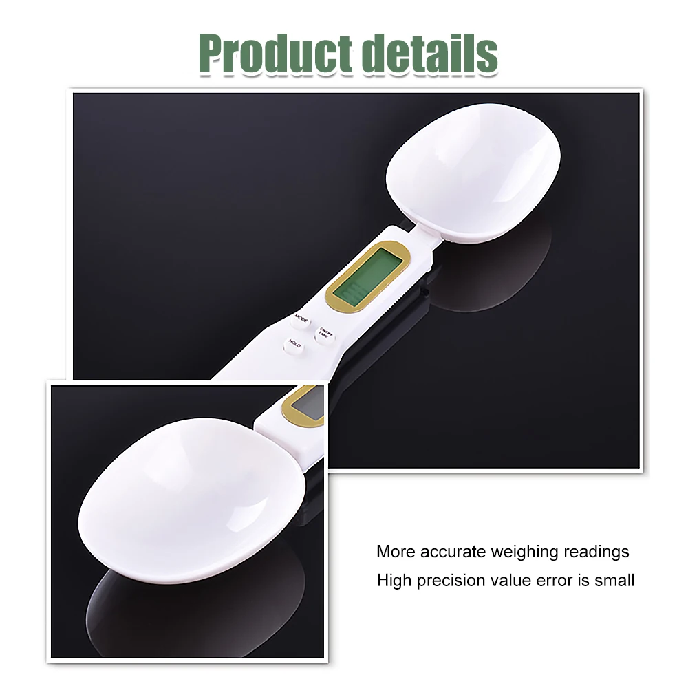 

Kitchen Spoon Electronic Scales Measuring Spoon Scales With Lcd Display Kitchen Measuring Tool Digital Spoon Electronic Weigher