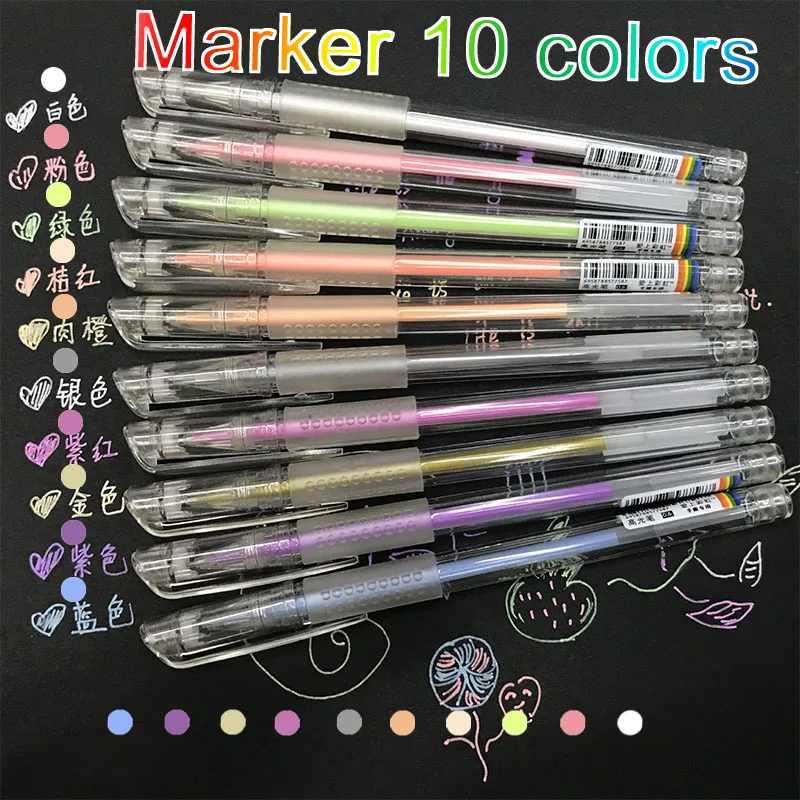 50 шт. Красочные инструменты для микроблейдинга татуировки Маркер Ручка бровей