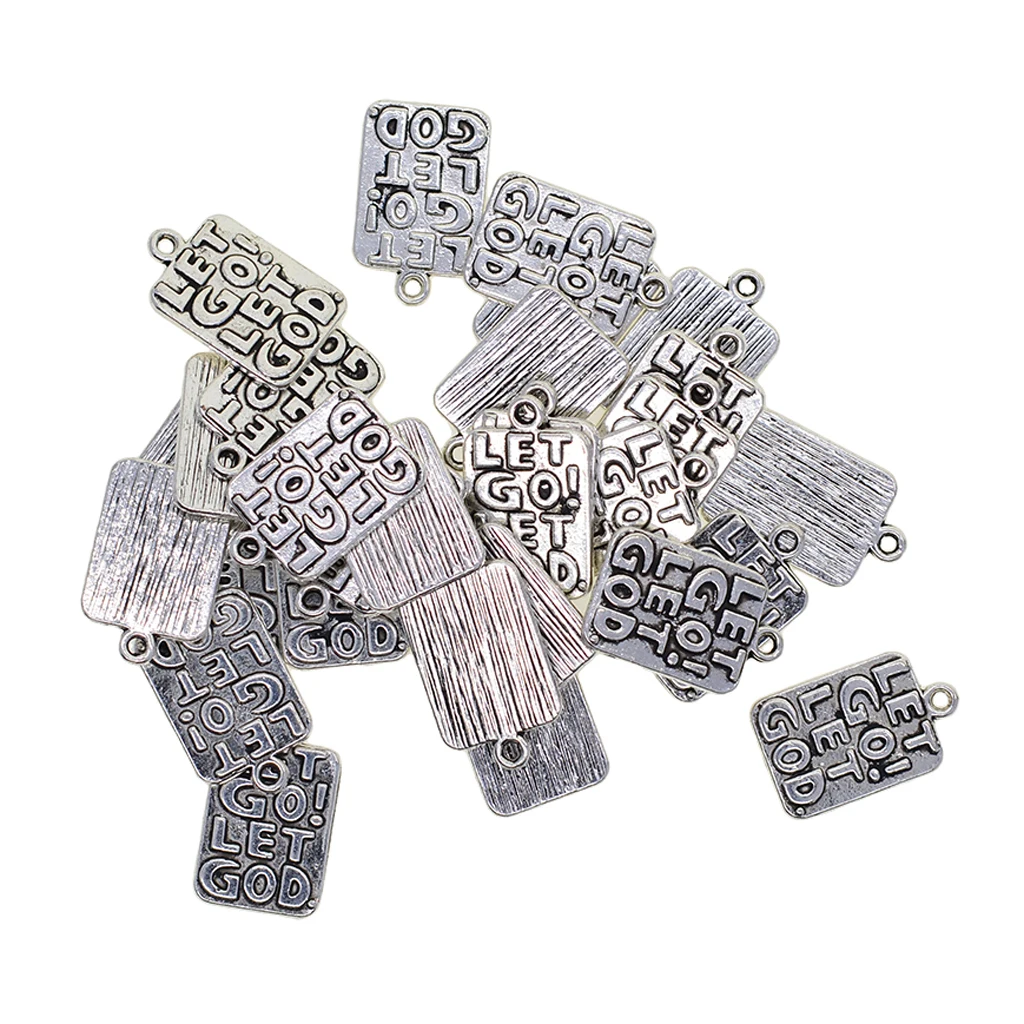 30 шт. прямоугольные Подвески сделай сам|Подвески| |