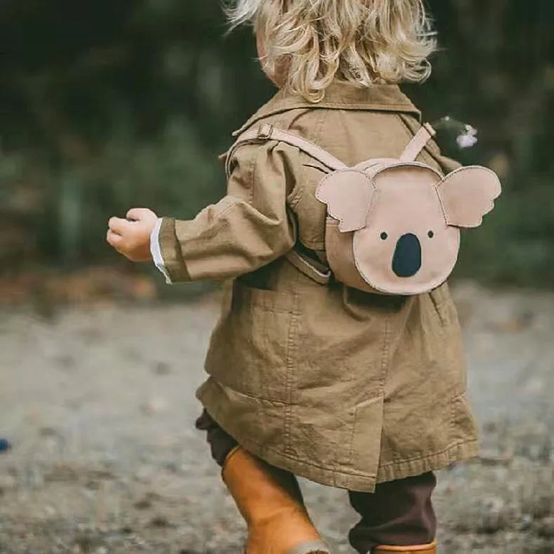 Детский рюкзак детский из искусственной кожи с медведем Коала В