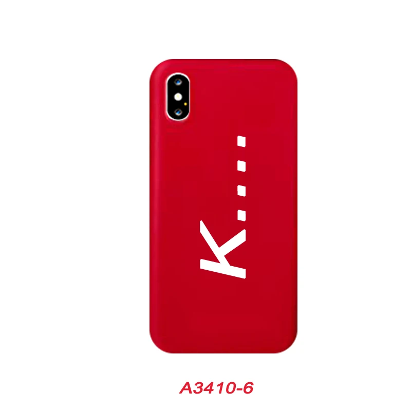 Style 6 Модный чехол для телефона JAMULAR с буквенным принтом для iPhone X 11 Pro XS MAX X XR 7 6 6s 8 Plus, Матовая Мягкая задняя крышка из ТПУ с изображением кота, чехол - Цвет: Style 6