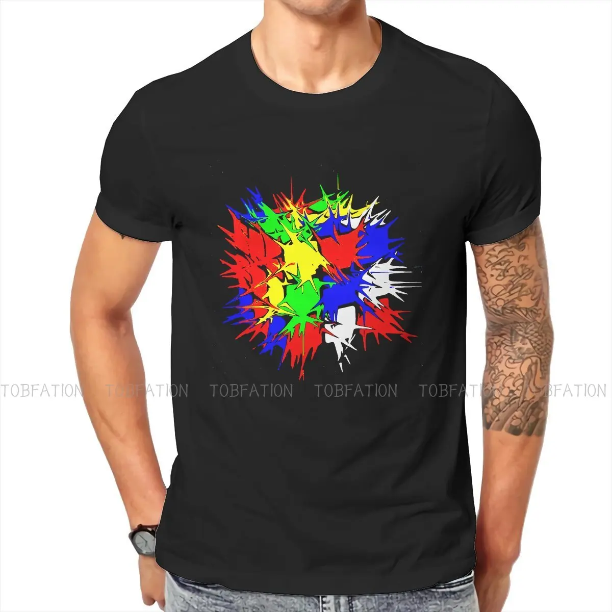 

Magic Cube Intelligence Game Funny Simple and Classic T Shirt Harajuku Grunge High Quality Tshirt Large Crewneck Streetwear