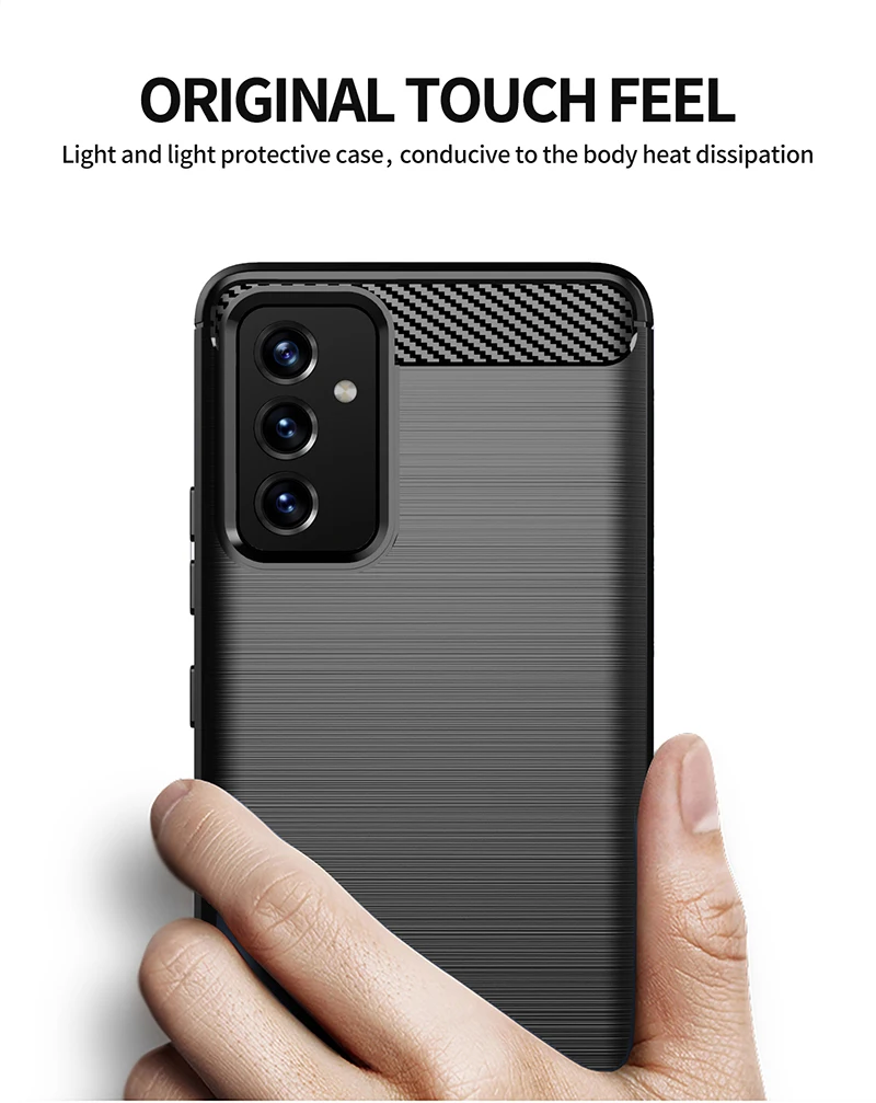 Чехол Whyes для Samsung Galaxy A82 прочный защитный чехол из ТПУ в простом стиле сотового