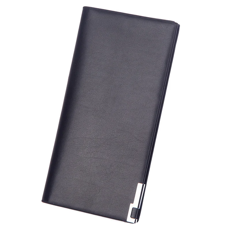 

New Men's Long Wallet Korean Men Wallet Color Contrast Suit Bag Wallets Multi Card U.S. Dollar Clip Wallets Vertical Style
