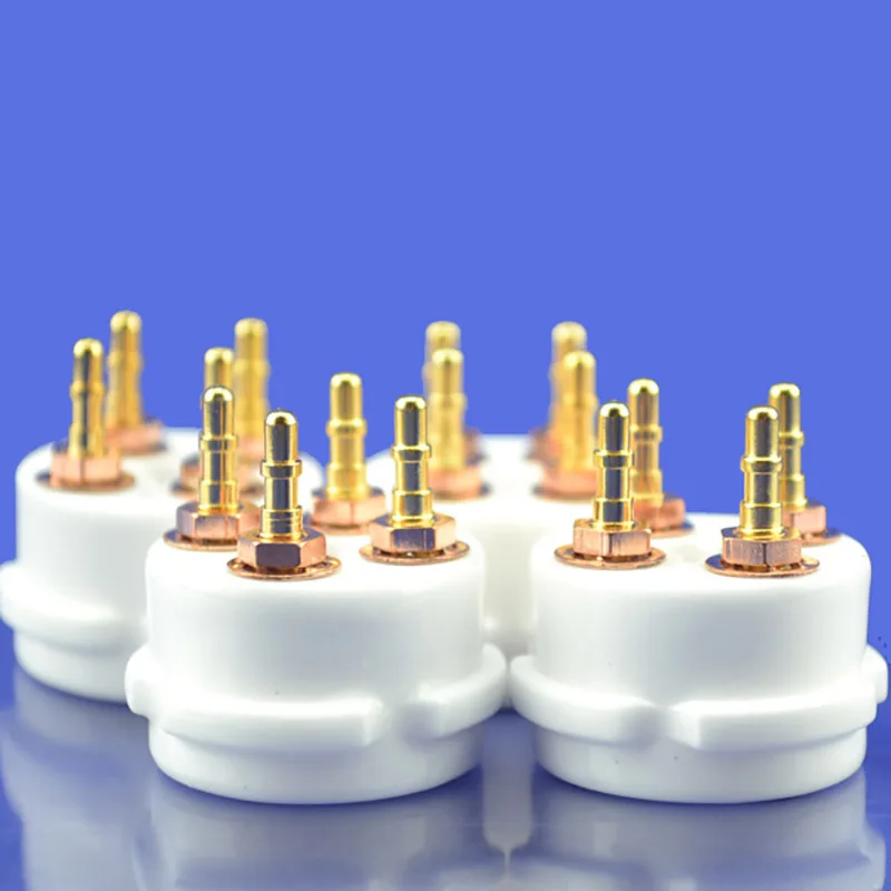 10Pcs Ceramic 4pins Tube Socket Fit for 300B/ 2A3 | Электроника