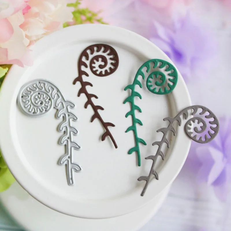 Ротанговые штампы для растений металлические резки штамп форма - Цена: 124.53